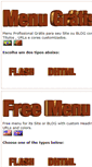 Mobile Screenshot of freemenu.gedan.com
